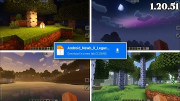 NewB Shader For Minecraft PE 1.20.51 [Patched] Best Shader For MCPE | 100% Working | No Lag