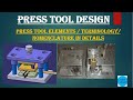 Press tool elements in detail