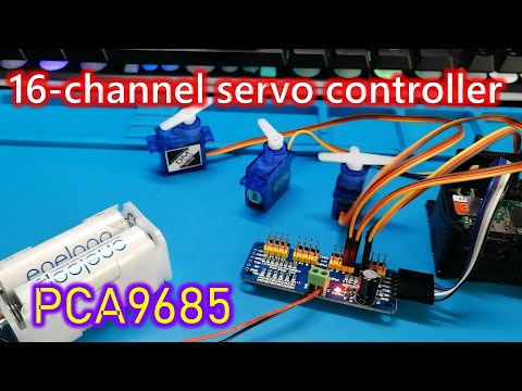 16チャンネルPWMサーボモータコントローラー PCA9685【電子工作始めますか？】