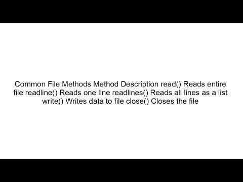 File Handling Explained | Read and Write Files in Python for Beginners