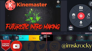 How To Make Futuristic Intro on Android with Kinemaster