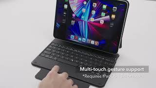 Tutorial | How to use the ESR Rebound Magnetic Keyboard Case for iPad screenshot 3
