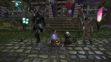 Final Fantasy 14 online. Get Fantasy - Dance off in the Lavender beds.