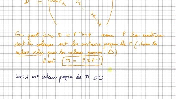 ecs suites et diagonalisation de matrices