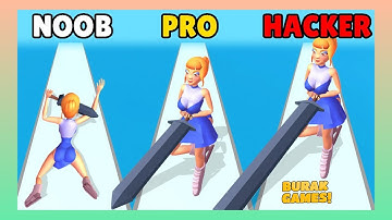 NOOB vs PRO vs HACKER | Slice Skating Gameplay