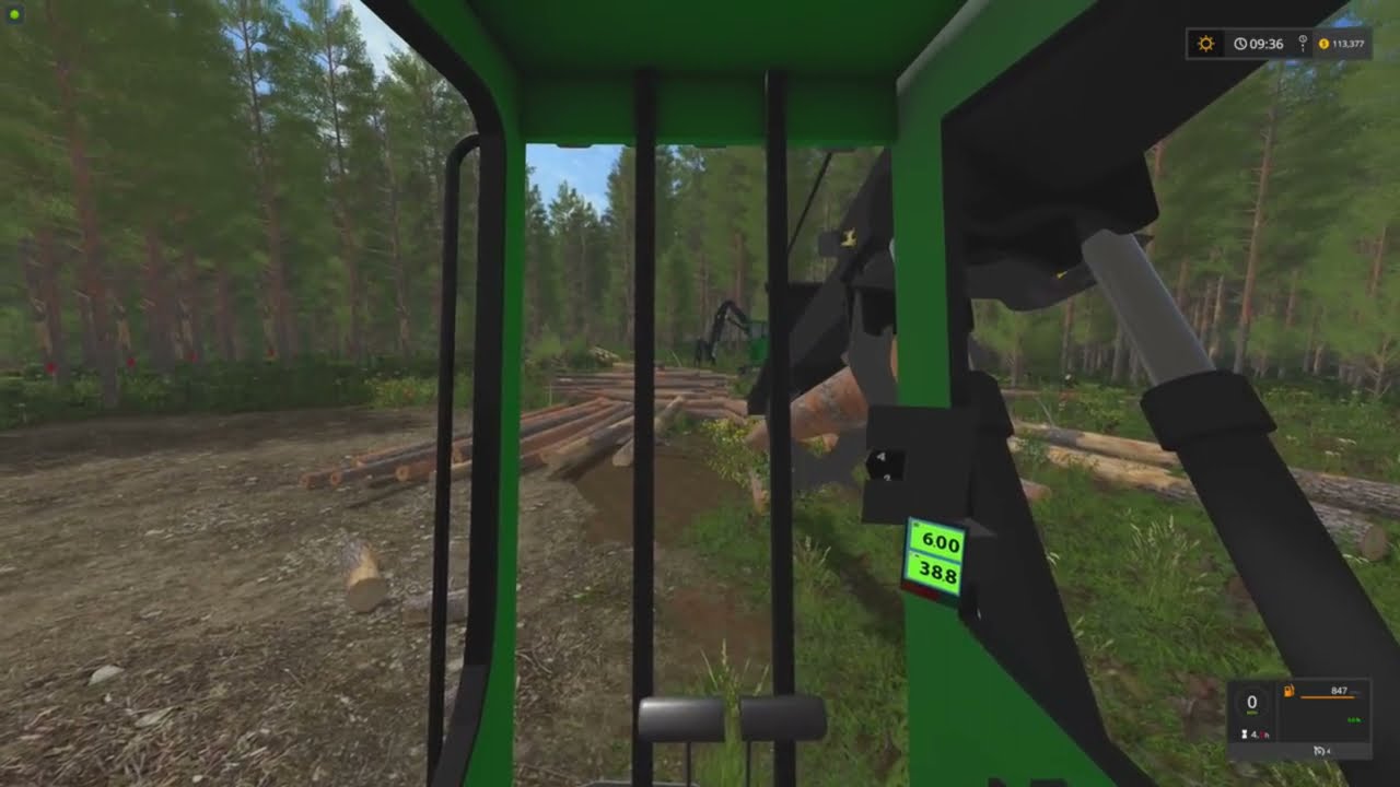 Farming Simulator 17   Logging   Stroker delimbing
