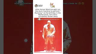 Kanye West playing the Runaway drum machine live on his birthday is legendary 🔥 #kanyewest