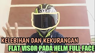 Kelebihan Dan Kekurangan Flat Visor Pada Helm Full Face Inhi