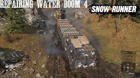 Fixing Up A Water Tower Or "Water Boom 4" SnowRunner New Phase 9 Update/DLC PTS Gameplay