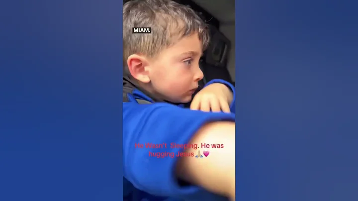 KID CAUGHT Hugging Jesus!!🤯😆#jesus #kids #family #shorts #christian #funny