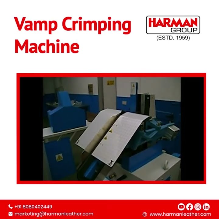 Vamp Crimping Machine - YouTube