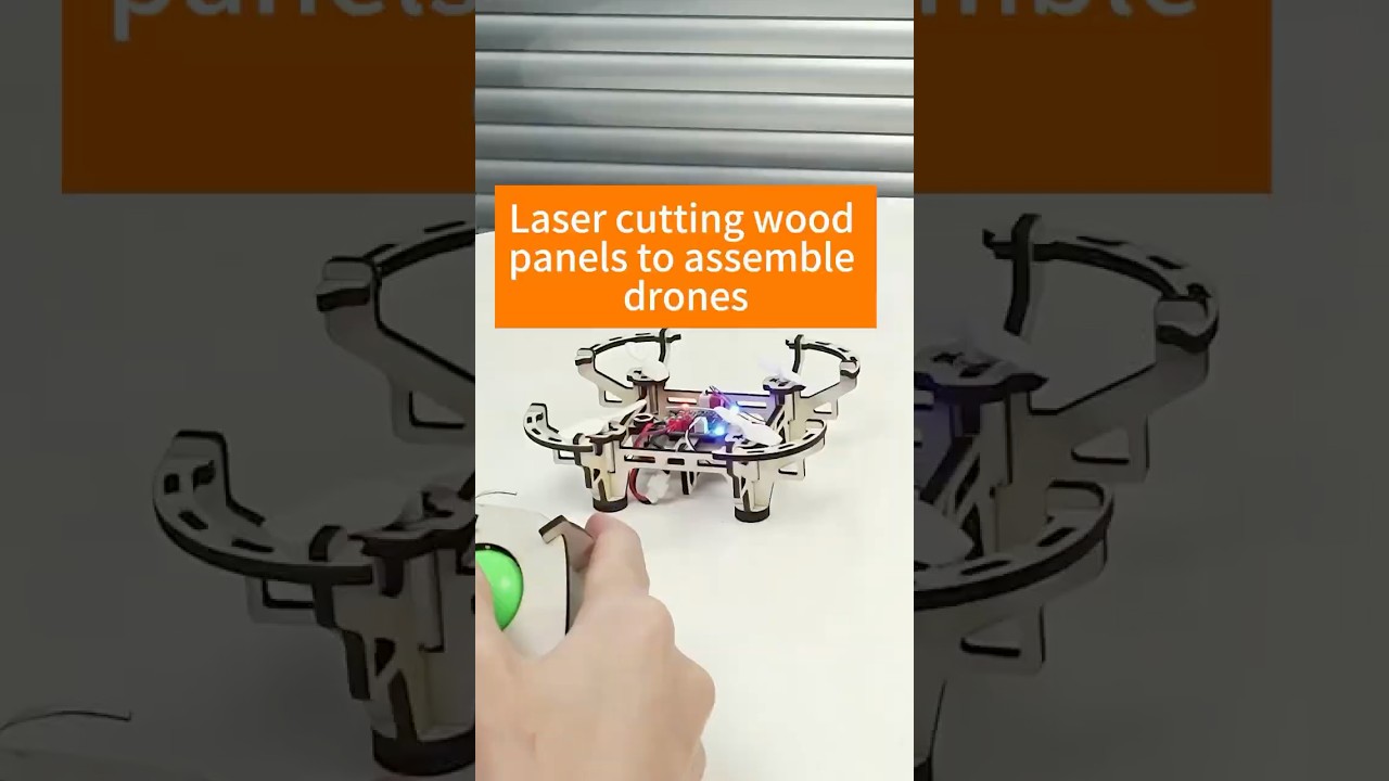 How to Laser Cut Wood & Build a DIY Drone? 