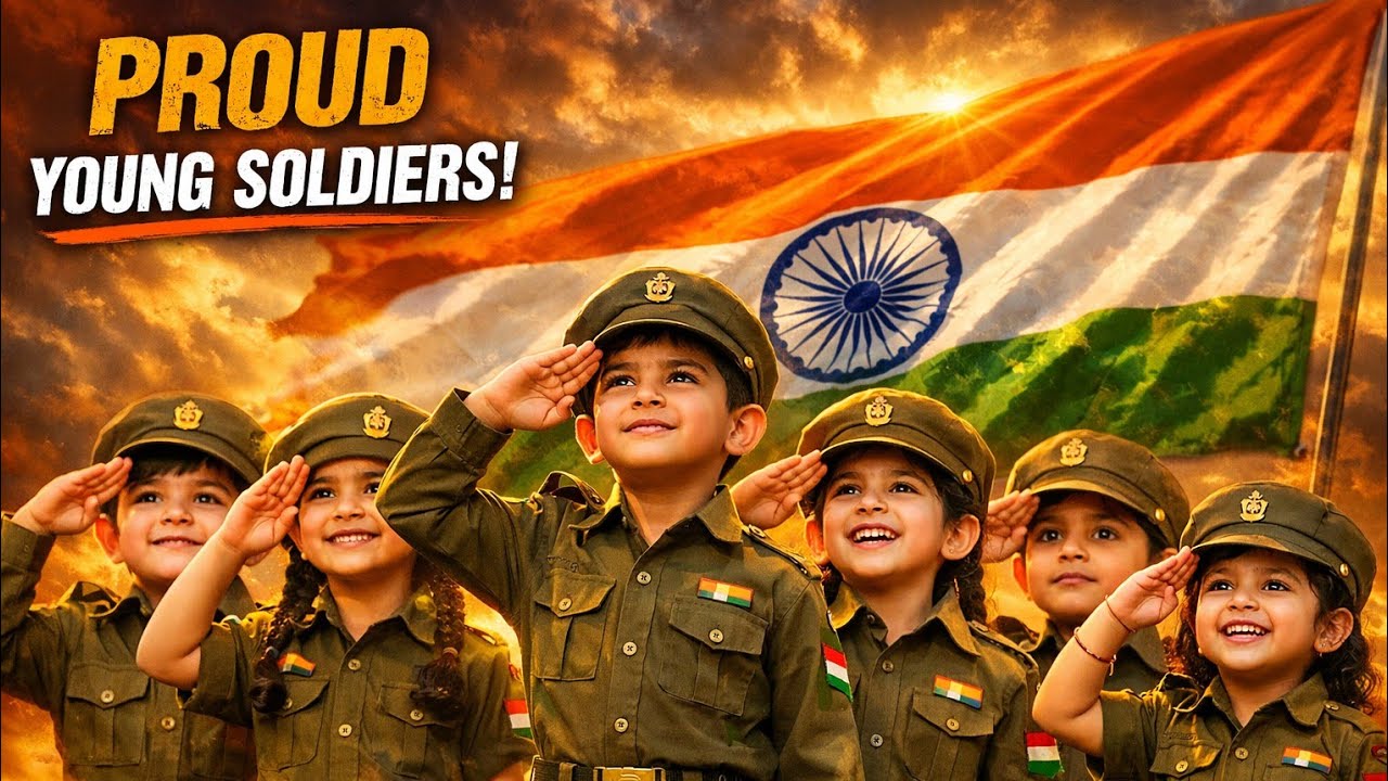मेरा भारत –मेरी पहचान 🇮🇳 | Heart Touching Patriotic Song |Kids Deshbhakti Video सुनते ही आंखें नम 🇮🇳