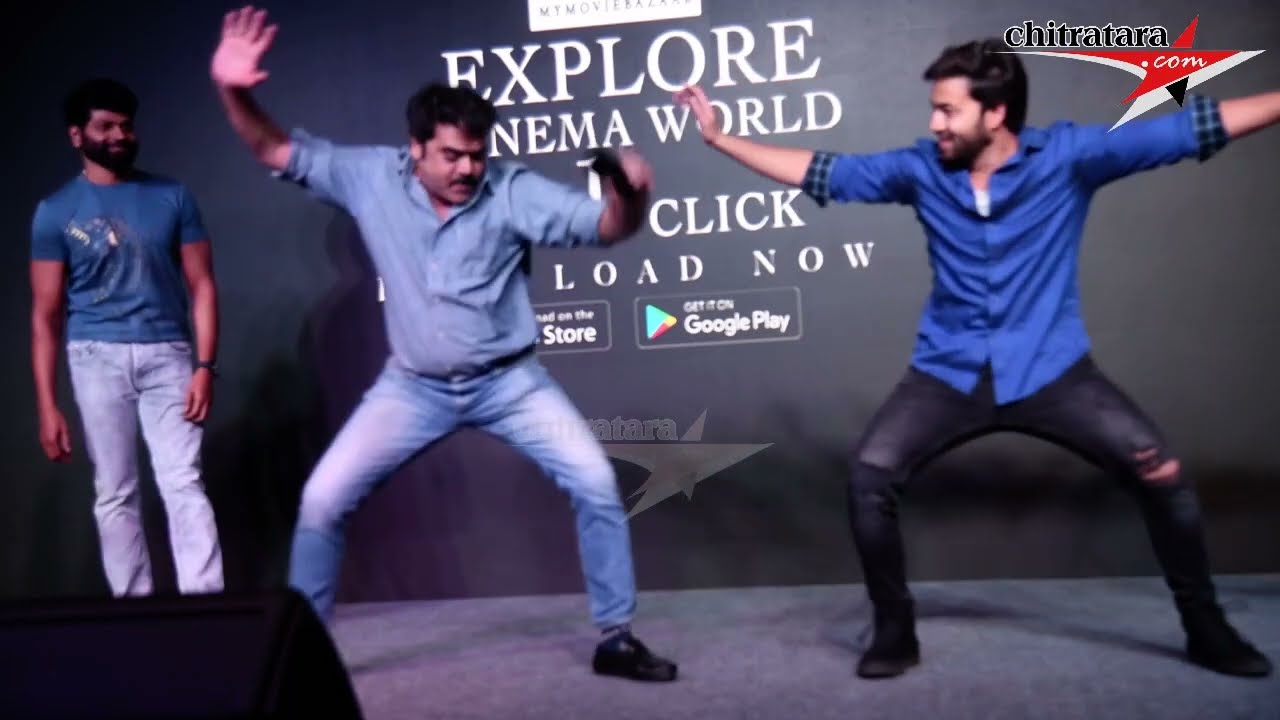 Supreme Hero  Shashikumar  Super Dance in Pre Release Event of His Son's  CHAOS