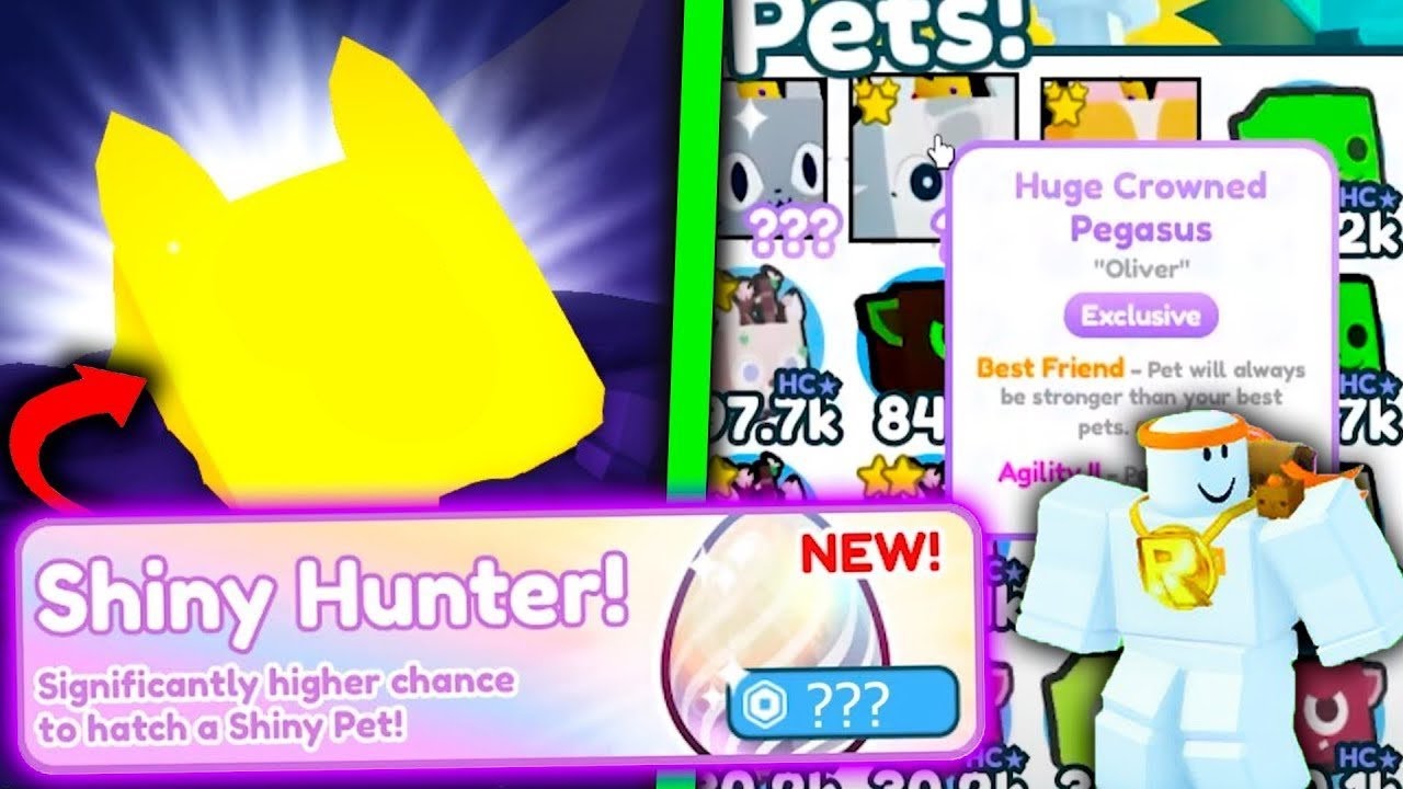 The SHINY PETS UPDATE In Pet Simulator X and Hardcore Mode ( NEW UPDATE !!)