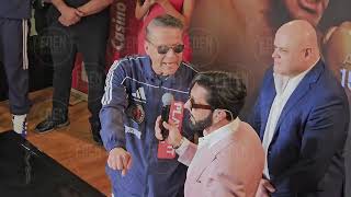 Alfredo Adame Vs Carlos Trejo Se Llevó A Cabo El Pesaje En Mty Y Tuvieron Que Estar Separados