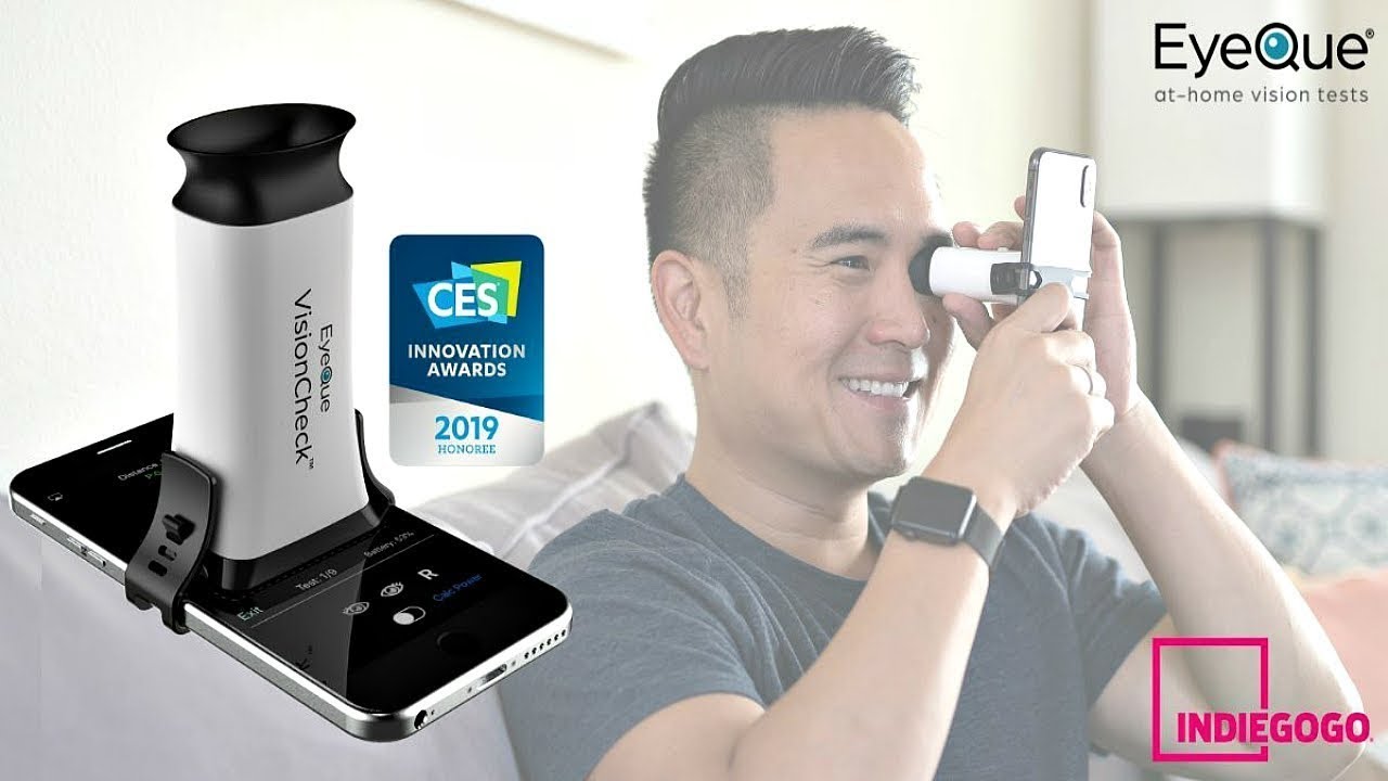 EyeQue VisionCheck, World's 1st Automated Eye Test