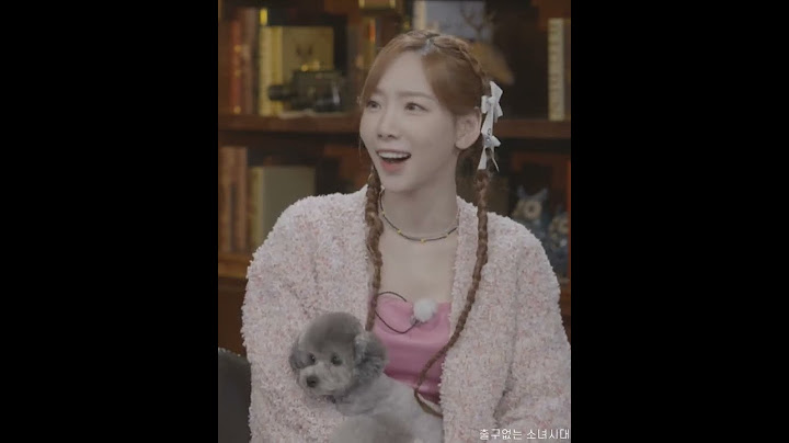 방송중 짖는 강아지 제로 베일리 태연 효연 반응 차이│출구없는 소녀시대 #shorts