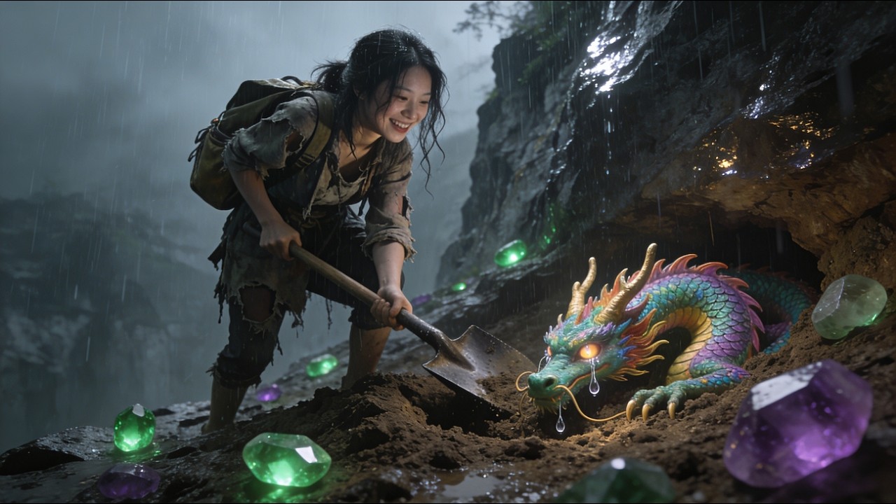 【PENUH】🔥 Ditemukan Naga Kerangka, Gadis Biasa Dapat Mata Tembus Pandang, Sampah Jadi Harta!