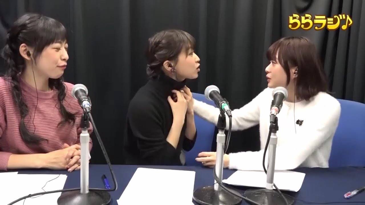 Minase Inori and Oonishi Saori acting as mean kouhai