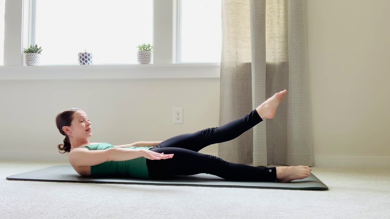 45 Minute Pilates Mat Class Level 1/2 YouTube