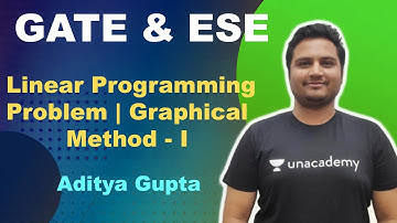 Linear Programming Problem | Graphical Method - I | Mechanical | Aditya Gupta
