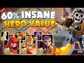 the BEST HERO DIVE value EVER demolishes this PRO BASE