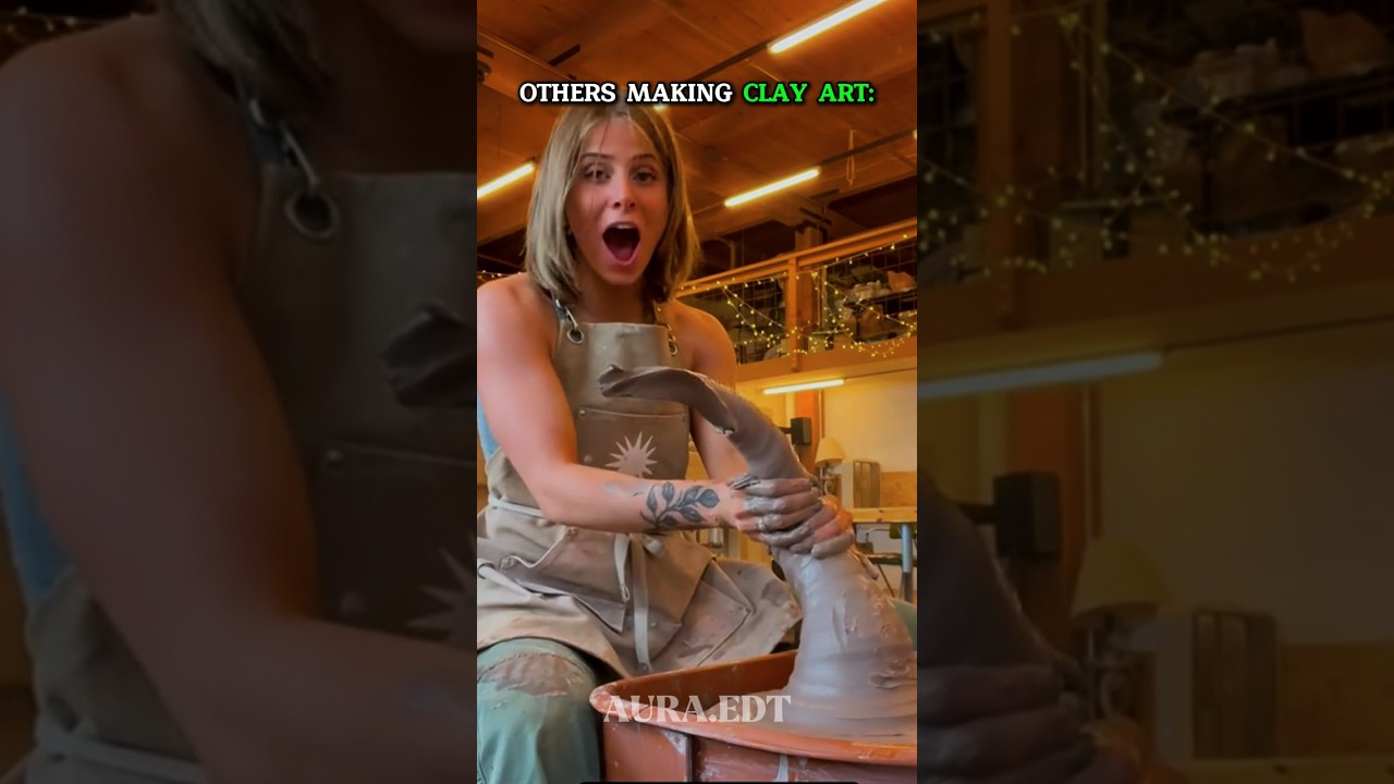 His Clay Art Skills ☠️ #edit #art #trollface #clay #usa