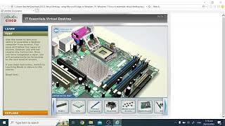 CISCO IT Essentials Virtual Desktop PC & Laptop using IE & Microsoft Edge on Windows 10 and 11