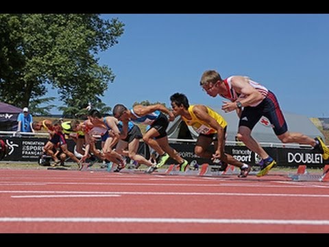 Athletics - men's 100m T36 semi-final 2 - 2013 IPC Athletics WorldChampionships, Lyon