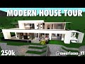 [250k] Modern Hillside Mansion Tour ! By ameriscoo_YT
