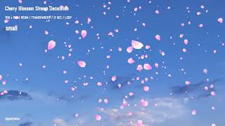 Cherry Blossom Stream Overlay, Sakura Petals Animated Twitch Overlays, Asset for Streamers & Vtubers screenshot 2