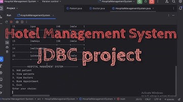 Hotel Management System CLI in JDBC #java #jdbc #javaprojectswithsourcecode