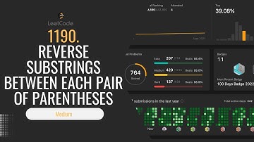 1190. Reverse Substrings Between Each Pair of Parentheses | Medium | 1Zero