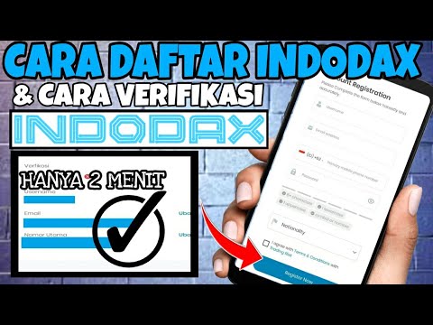 ✅CARA DAFTAR AKUN INDODAX | CARA VERIFIKASI AKUN INDODAX TERBARU DI HP ANDROID