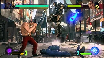 MARVEL VS. CAPCOM: INFINITE - Iron Man & X VS Haggar & Hulk