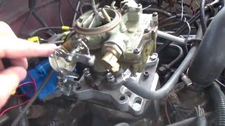 Hand Choke installation (on my chevy truck) - YouTube 81 86 Silverado Choke Wiring Diagram YouTube