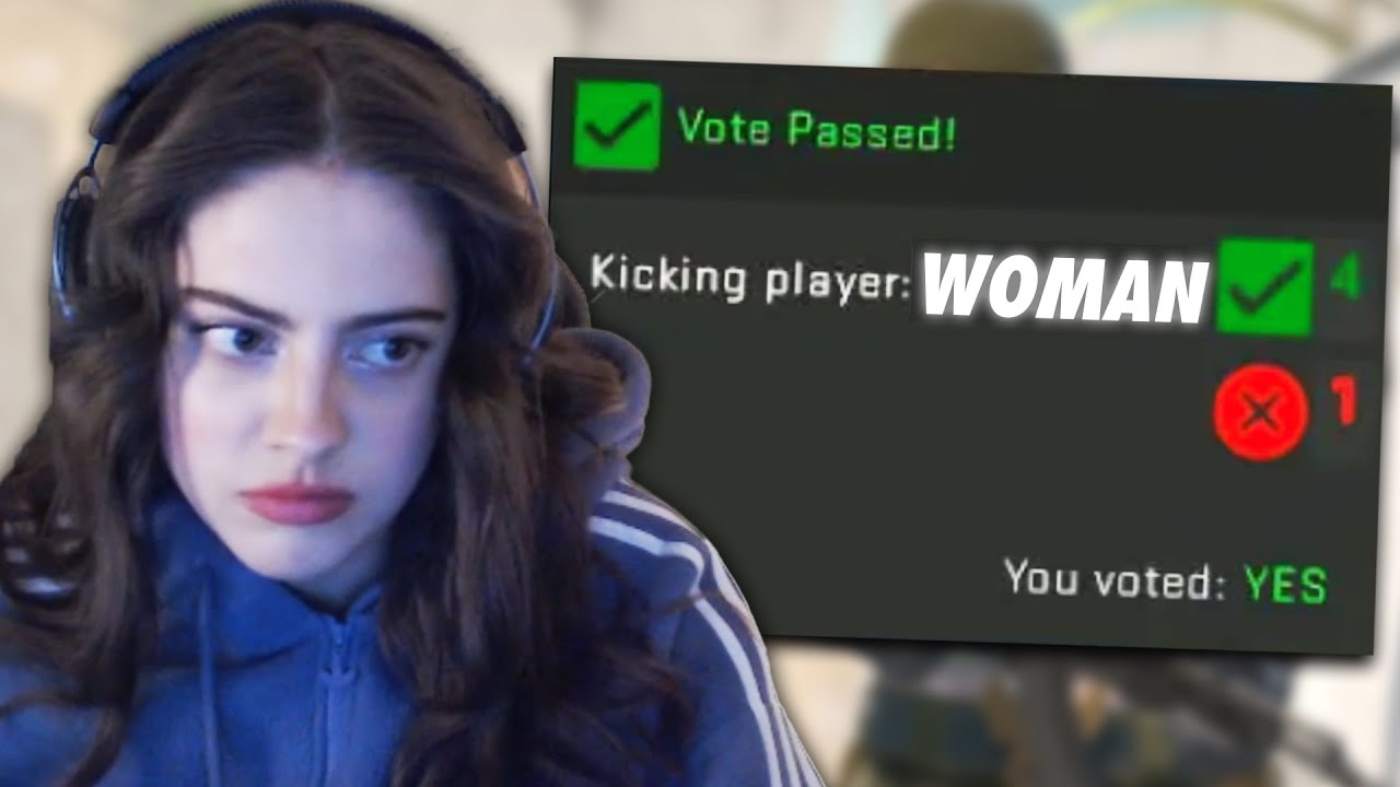 POV: Woman Playing Counterstrike