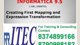 Creating First Mapping and Expression Transformation 05