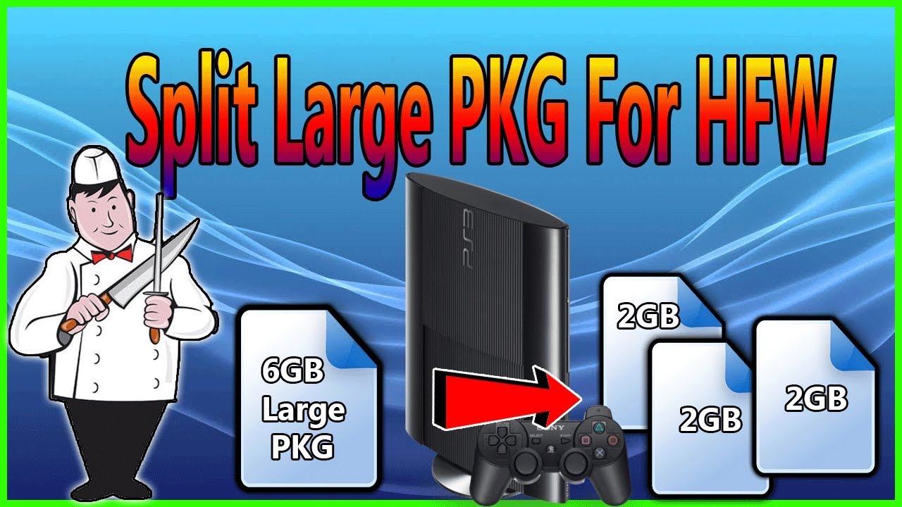 PS3 em PKG. Jogos com MAIS DE 4GB . ATIVAÇÃO, SPLIT e INSTALAÇÃO. PASSO A  PASSO. TUTORIAL !!! 