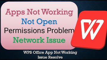 How to Fix WPS Office App Not Working | Not Open | Space Issue