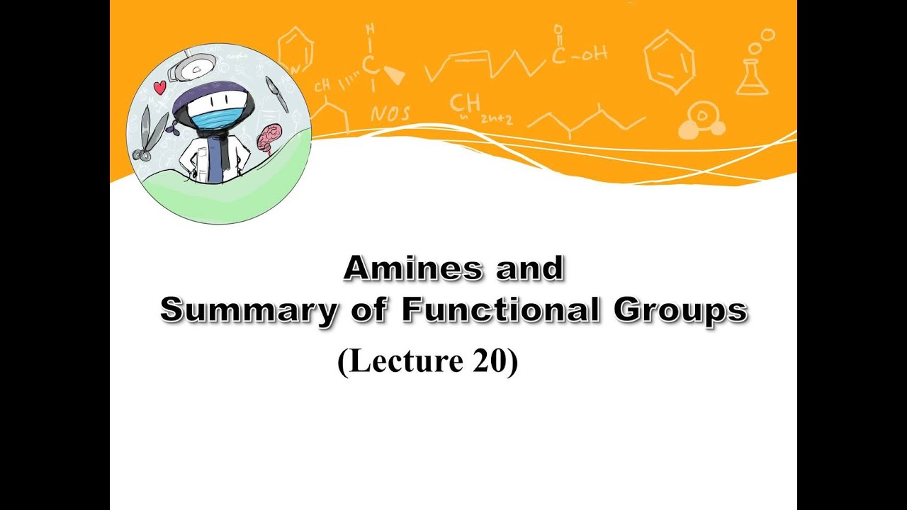 (Amine and summery of functional group (20 - YouTube