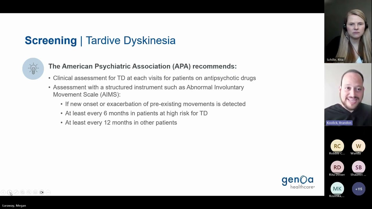 Webinar: Understanding Tardive Dyskinesia - What you need to know