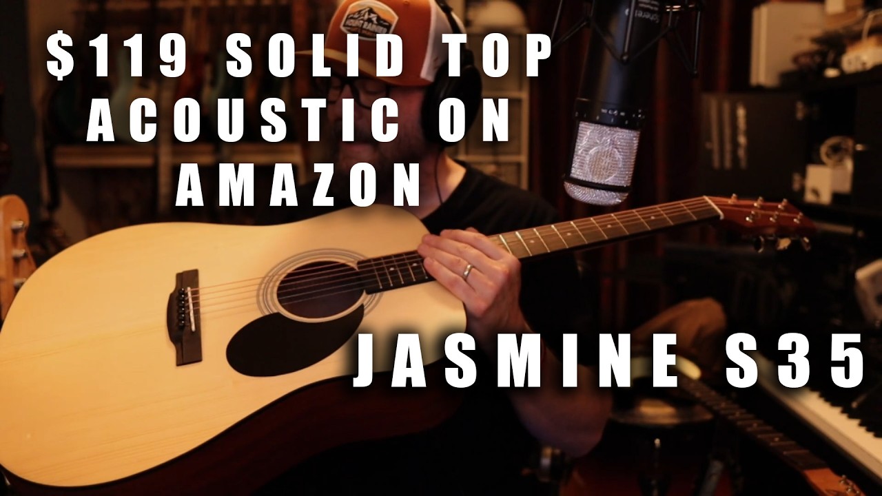 Obejrzyj $119 Solid Top Acoustic on Amazon: Jasmine S35 w YouTube Obejrzyj $119 Solid Top Acoustic on Amazon: Jasmine S35 w YouTube