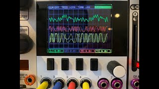 Three Complex Oscillators playing Euclidean Patterns