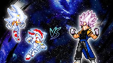 Hyper Shadow OP & Hyper Sonic V2.5 OP VS Gogetto MUI OP in Jump Force Mugen😑