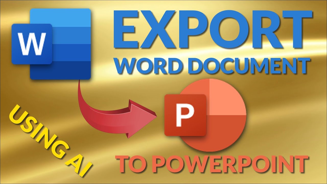 export word to powerpoint presentation