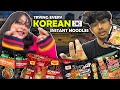 Trying every korean instant noodles food challenge
