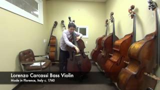 Kolstein Bass Review Playing Evaluation Of The Lorenzo Carcassi Bass Violin