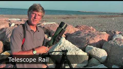Telescope Rail for stable digiscoping